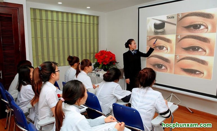 Top 5 Trường đào tạo phun xăm thẩm mỹ tại Hà Nội uy tín nhất